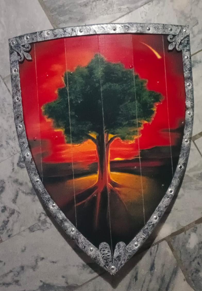 Duncan The Tall Shield - Short for wall version
