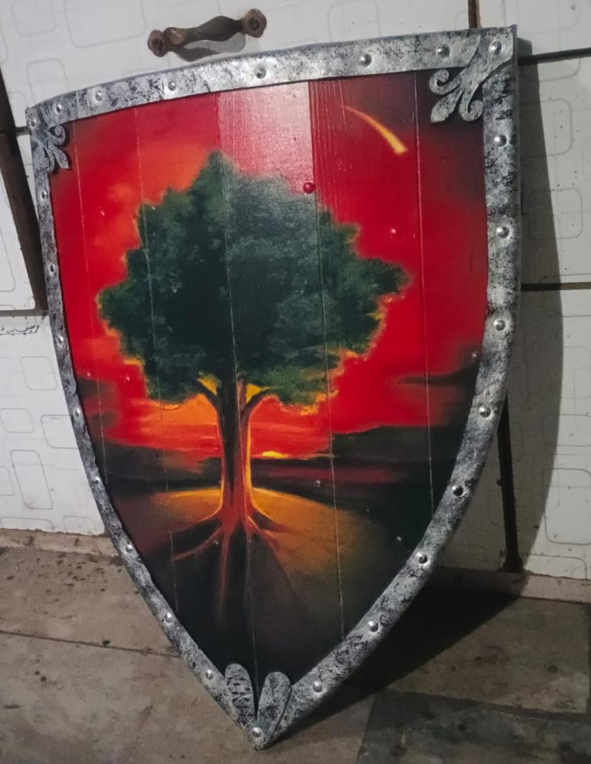 Duncan The Tall Shield - Short for wall version